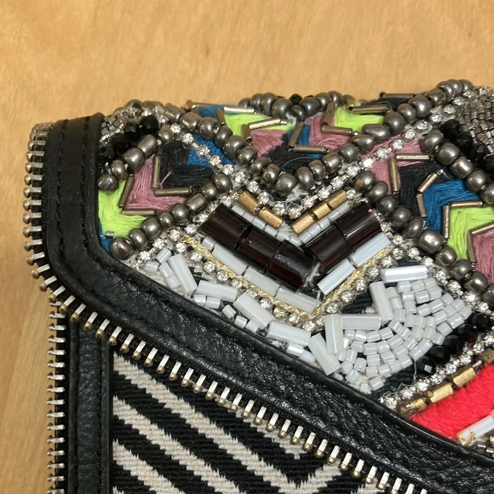 Rebecca Minkoff Multicolor Geometric Clutch